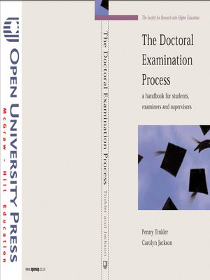 cover image of The Doctoral Examination Process